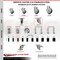 Service Caster 3.5 Inch 316SS Thermoplastic Rubber Swivel 1 Inch Expanding Stem Caster SCC SCC-SS316EX20S3514-TPRB-1 - alternate 3